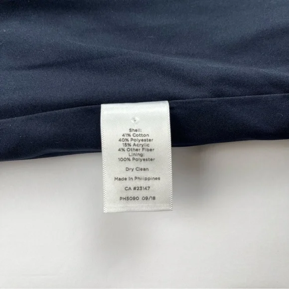 Talbots Navy Red White Tweed Skirt Size 10P - Picture 9 of 11